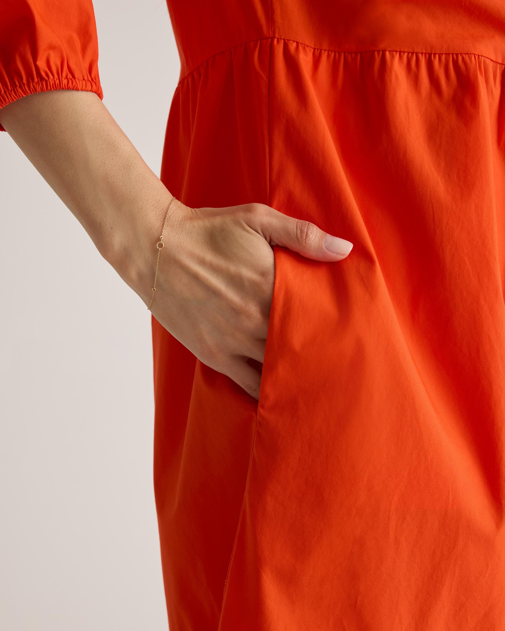 Quince | Women's Poplin Midi Tunic Dress Organic Cotton Product Image