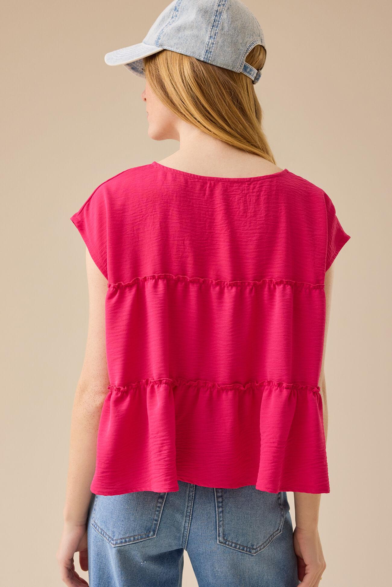 Matalyn Tiered Babydoll Top Product Image