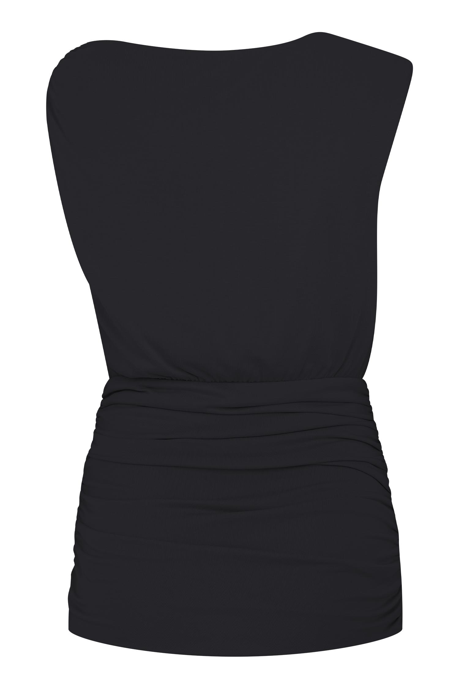 Anthony Short Sleeve Top - Black Product Image