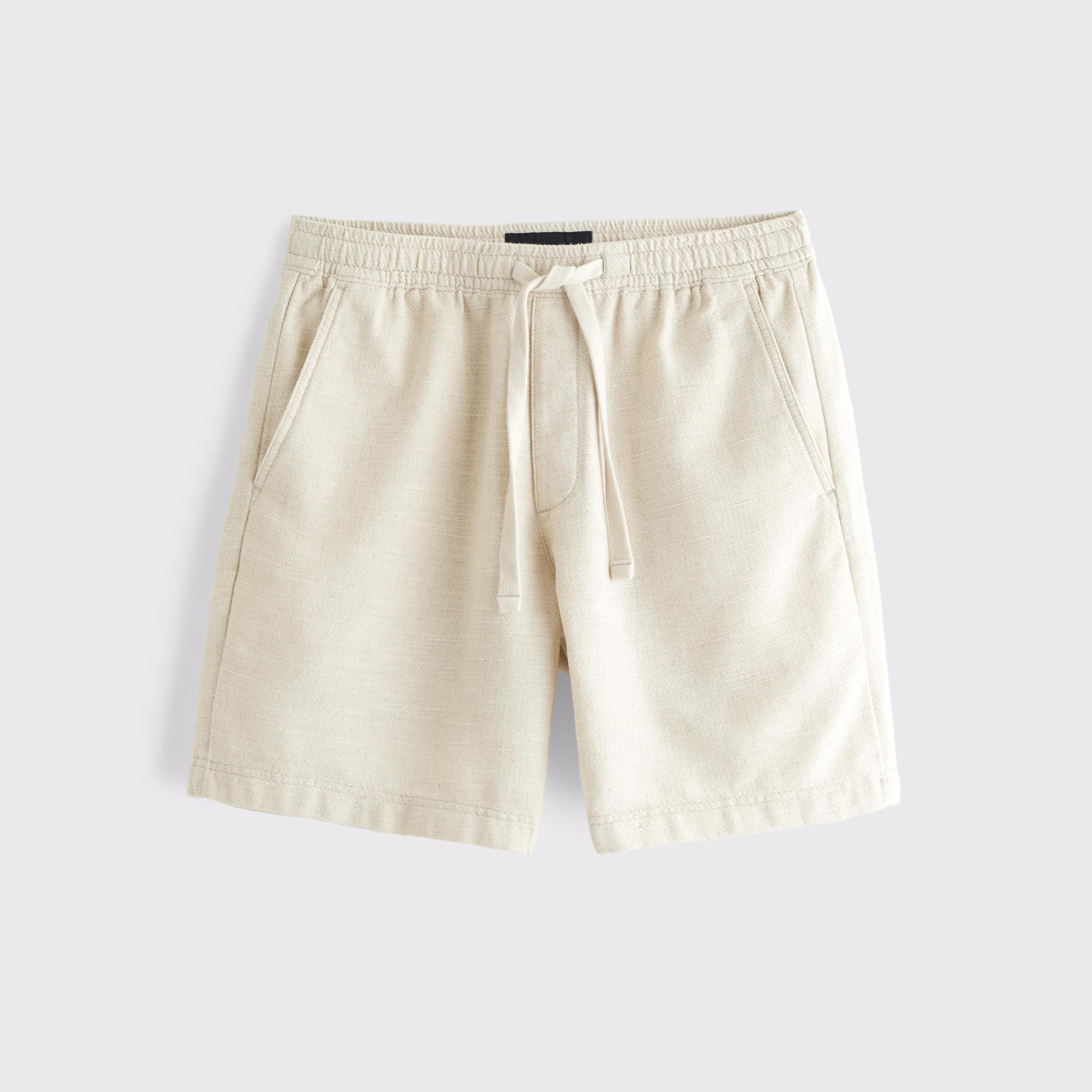 Cotton Texture Pull-On Short Product Image