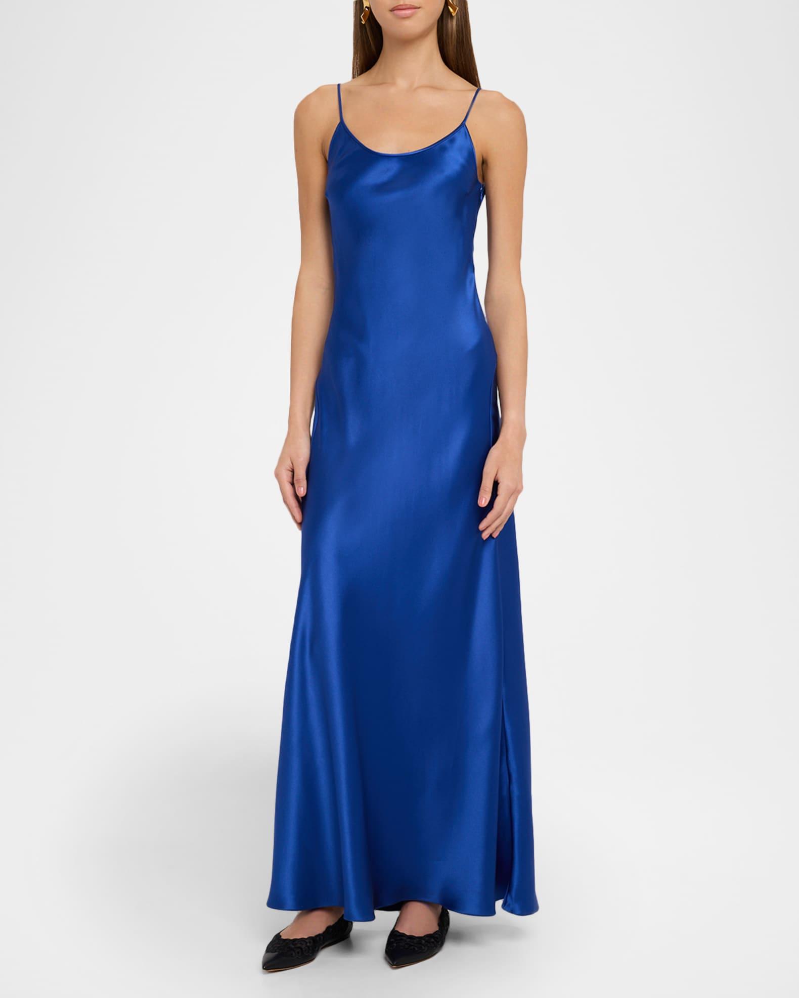 Jesaba Scoop-Neck Silk Maxi Slip Dress Product Image