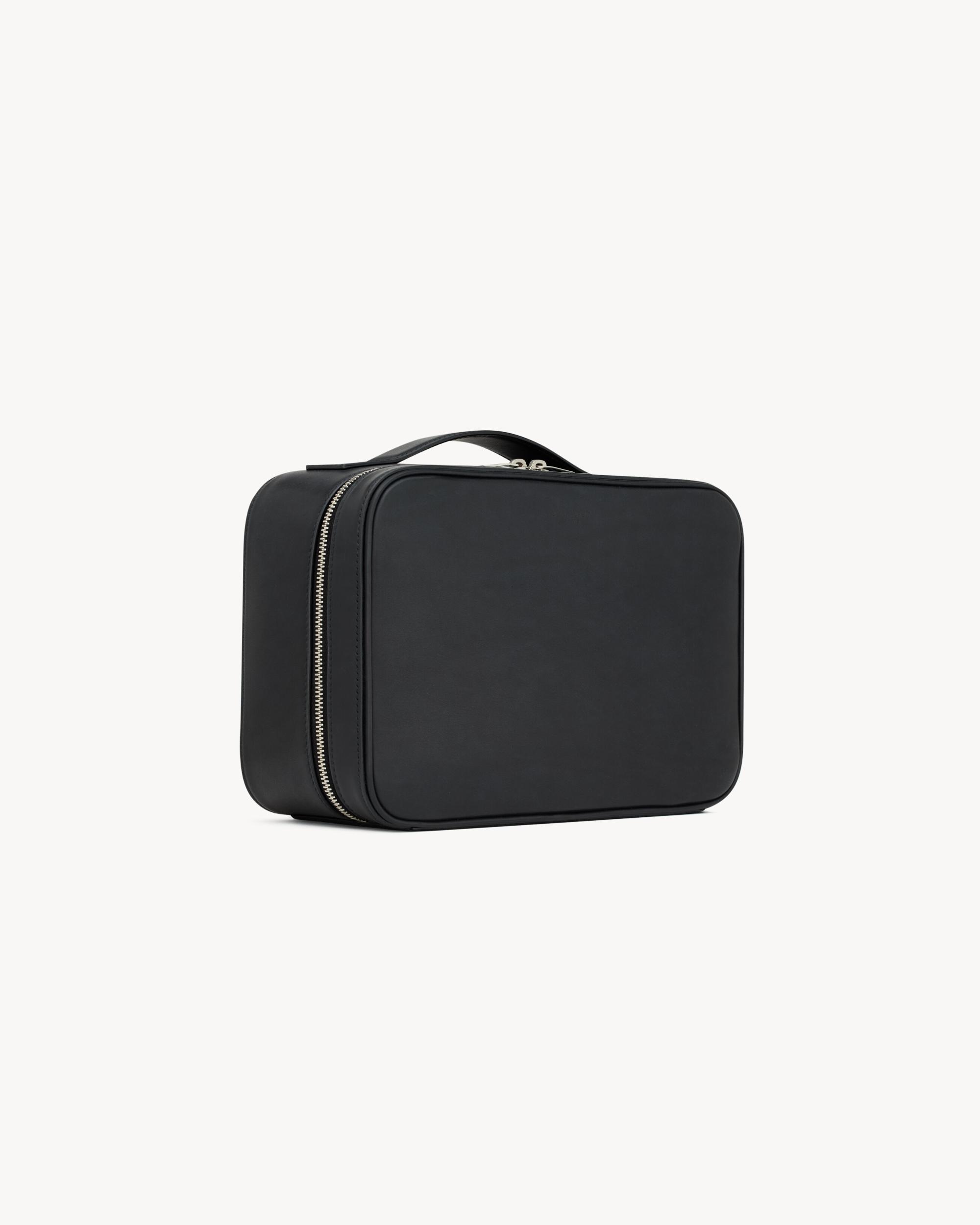SAINT LAURENT PARIS vanity case in leather Product Image