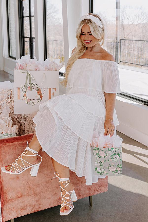 Patient And Kind Pleated Midi Dress Curves Product Image