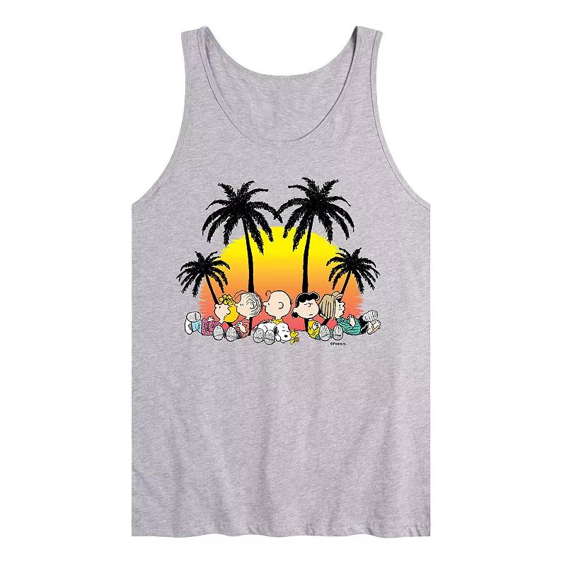 Men's Peanuts Tropical Tank Top,  Product Image