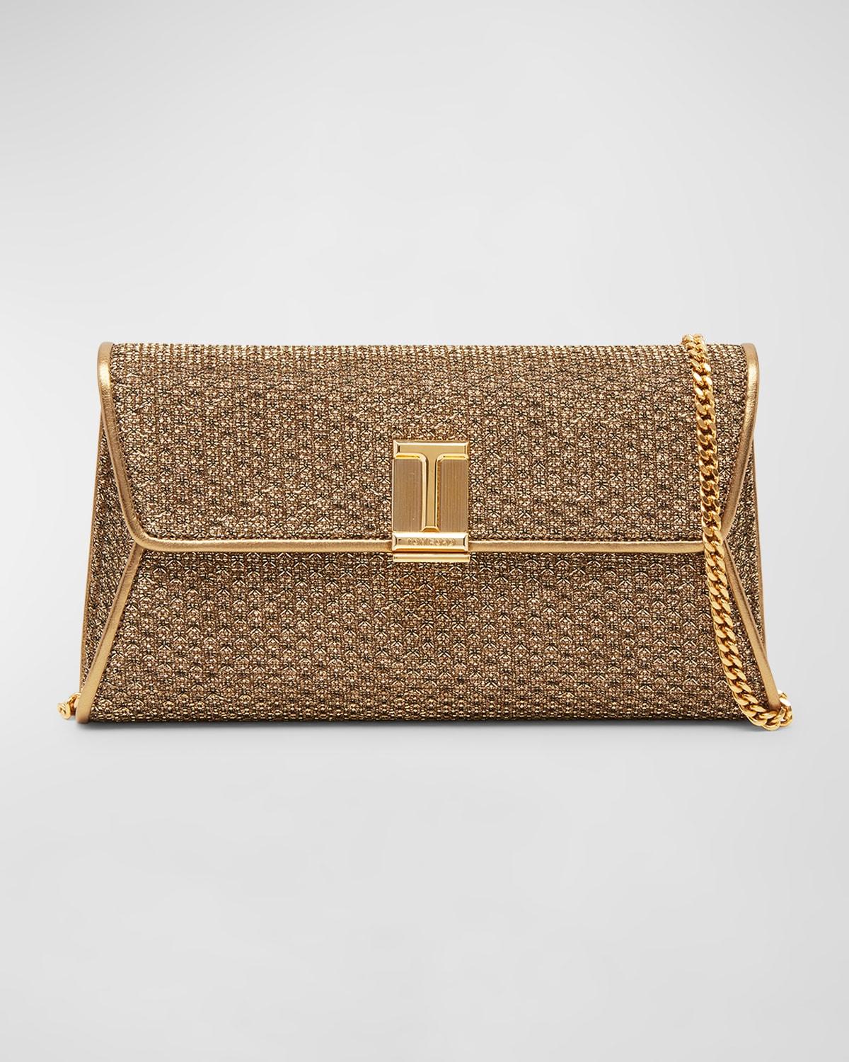 Nobile Clutch in Textured Fabric Product Image