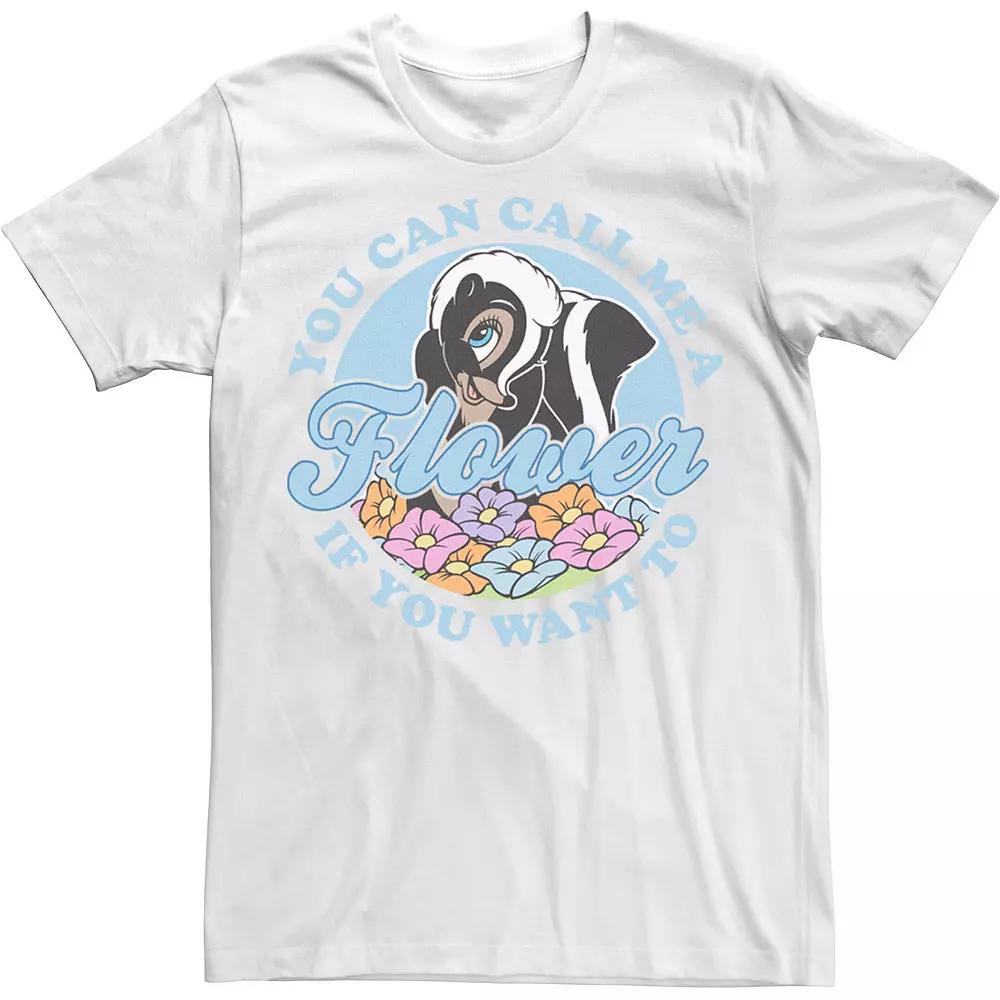 Disney's Bambi You Can Call Me A Flower If You Want To Men's Tee,  Product Image