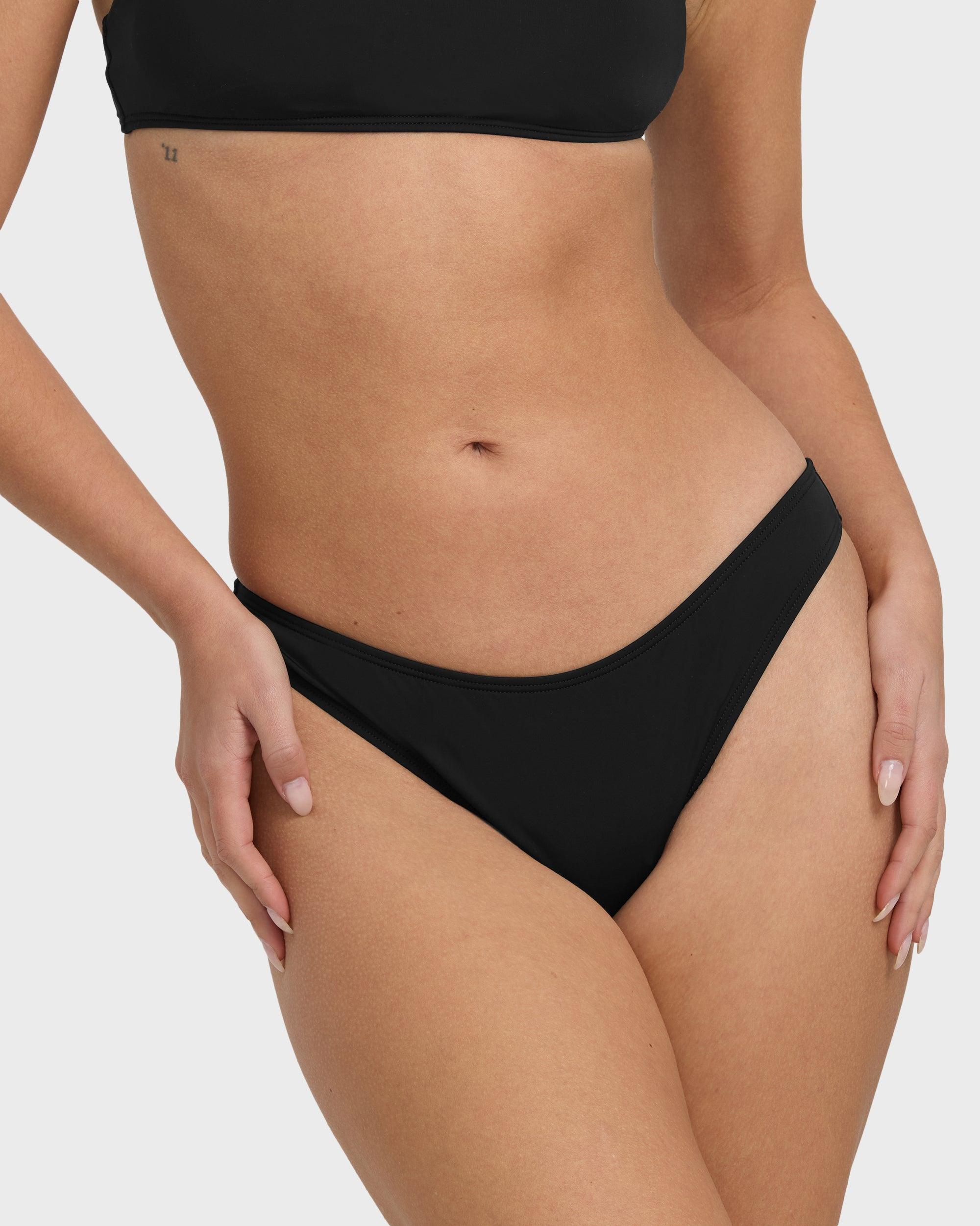 Sol Searcher Hike Bikini Bottom - Black Pebble Female Product Image