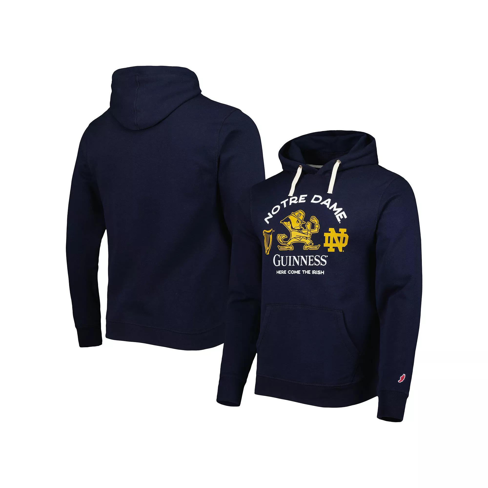 Men's League Collegiate Wear Navy Notre Dame Fighting Irish Guinness Stadium Pullover Hoodie, Size: Small, Blue Product Image