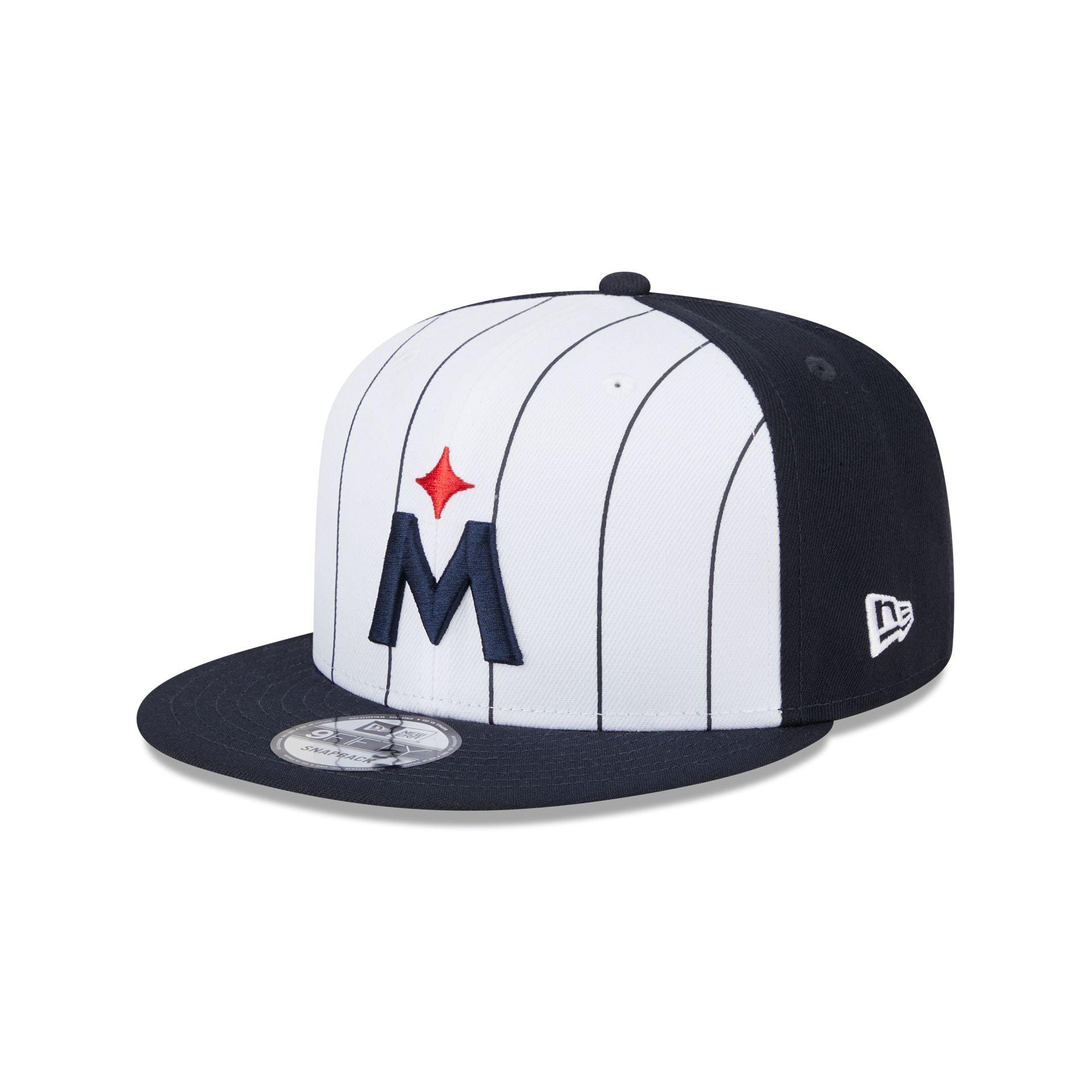 Myrtle Beach Pelicans Theme Night Navy Sidepatch59FIFTY Fitted Hat Male Product Image