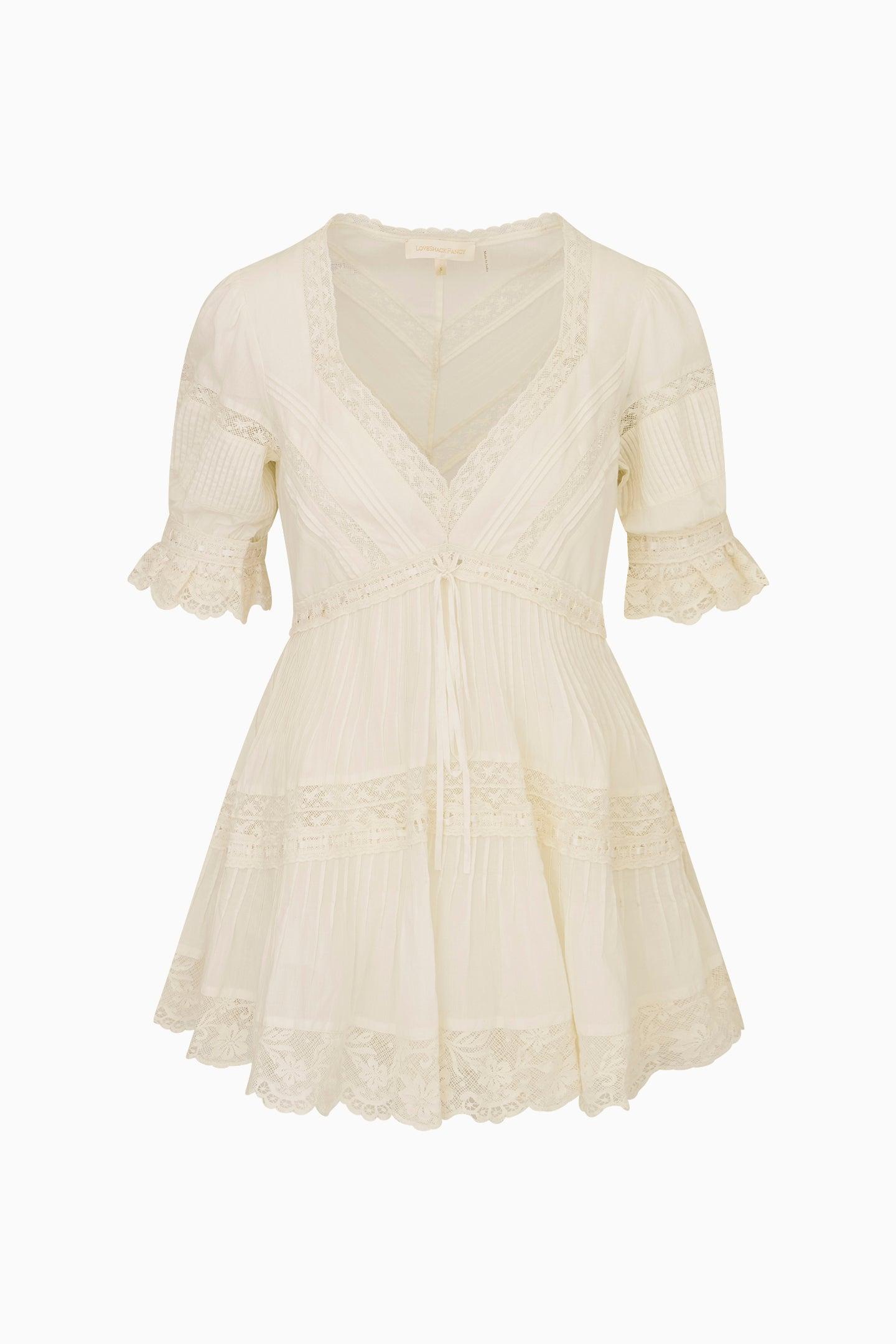 Lilias Cotton Mini Dress Product Image