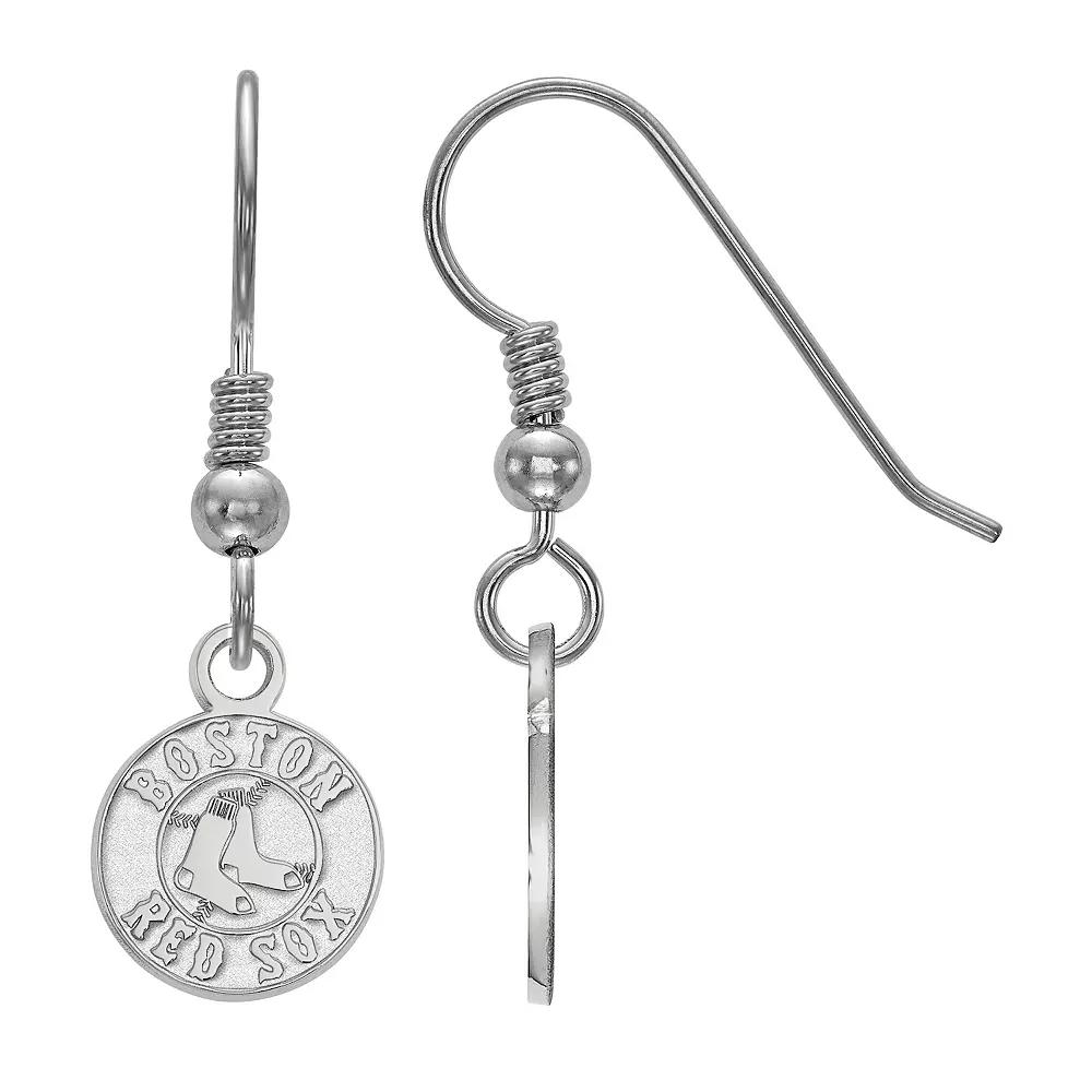 LogoArt Sterling Silver Boston Red Sox Extra-Small Dangle Earrings, Women's, Size: 29 mm Product Image