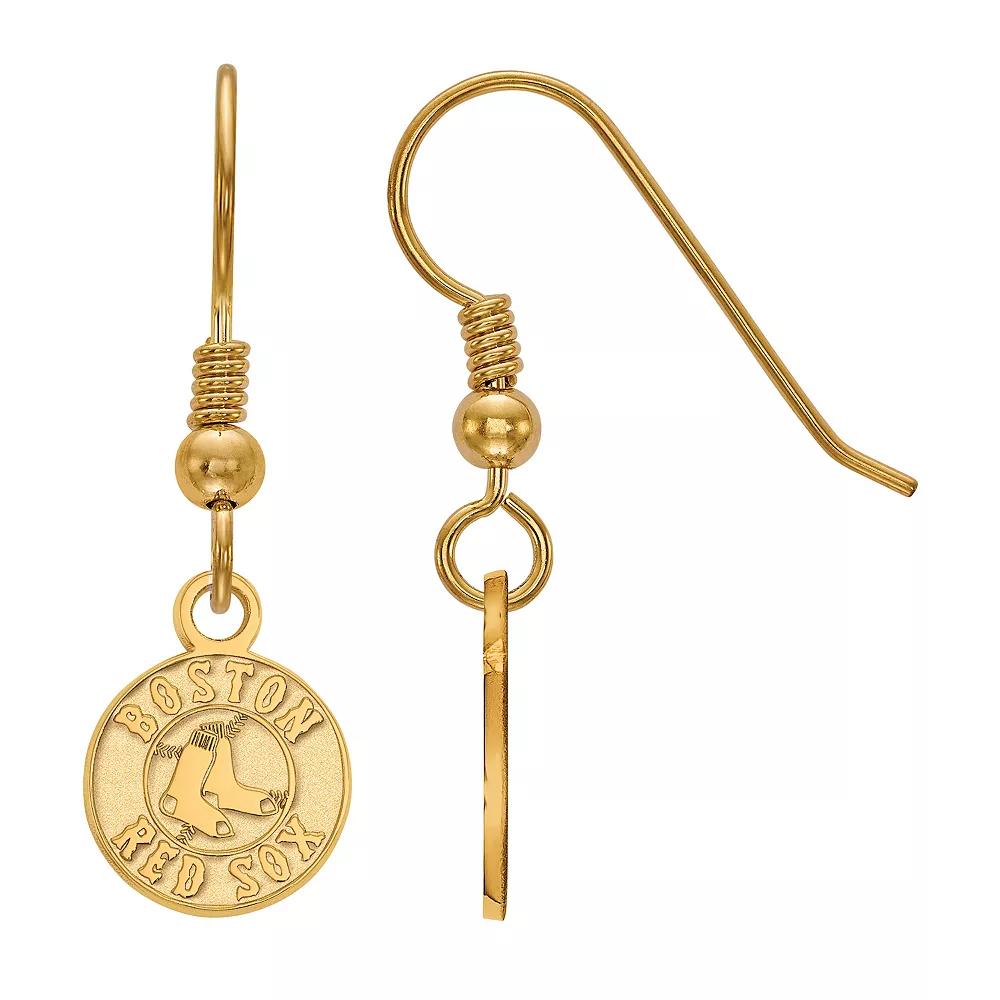 LogoArt Sterling Silver Boston Red Sox Extra-Small Dangle Earrings, Women's, Size: 29 mm Product Image