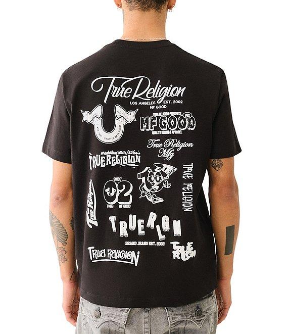 True Religion Puffed Logo Short Sleeve Graphic T-Shirt Product Image