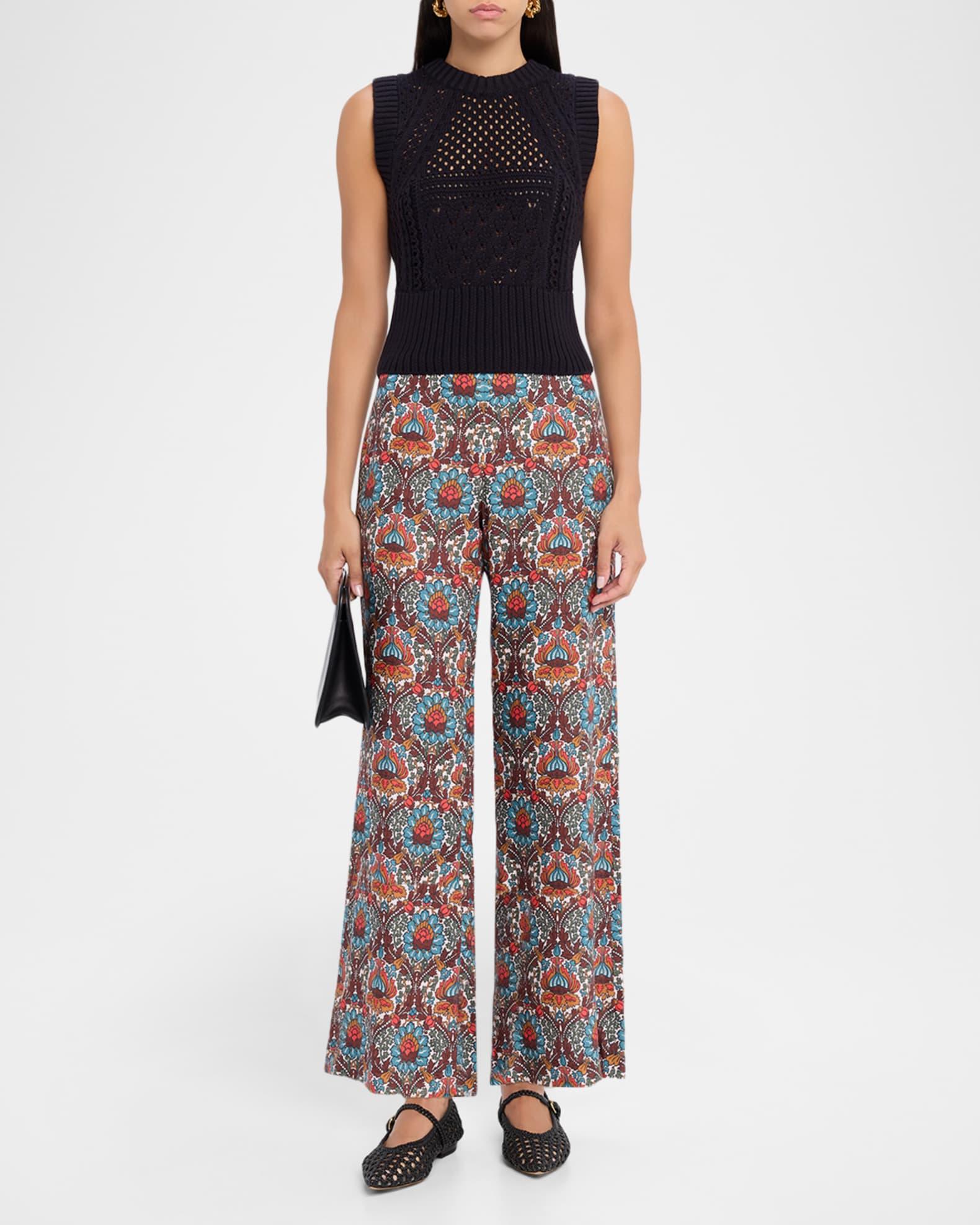 Cropped Side-Zip Pants Product Image