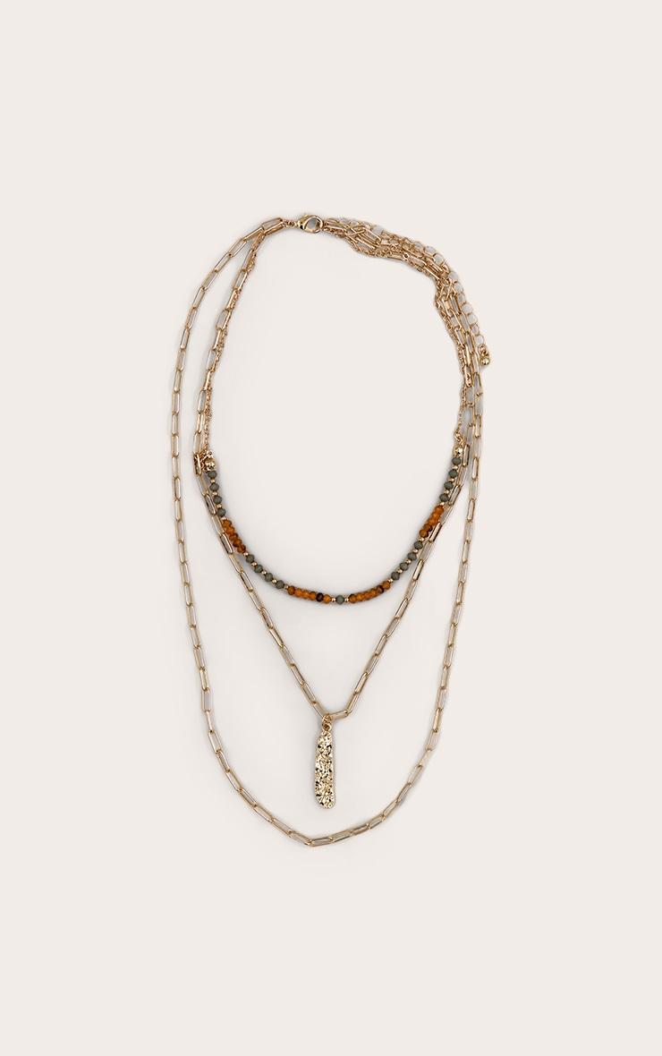 Multi Bead Multi Chain Necklace Product Image