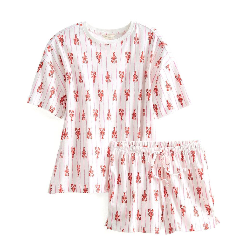 Outlet Essential Short-Sleeved Pajama Set Product Image