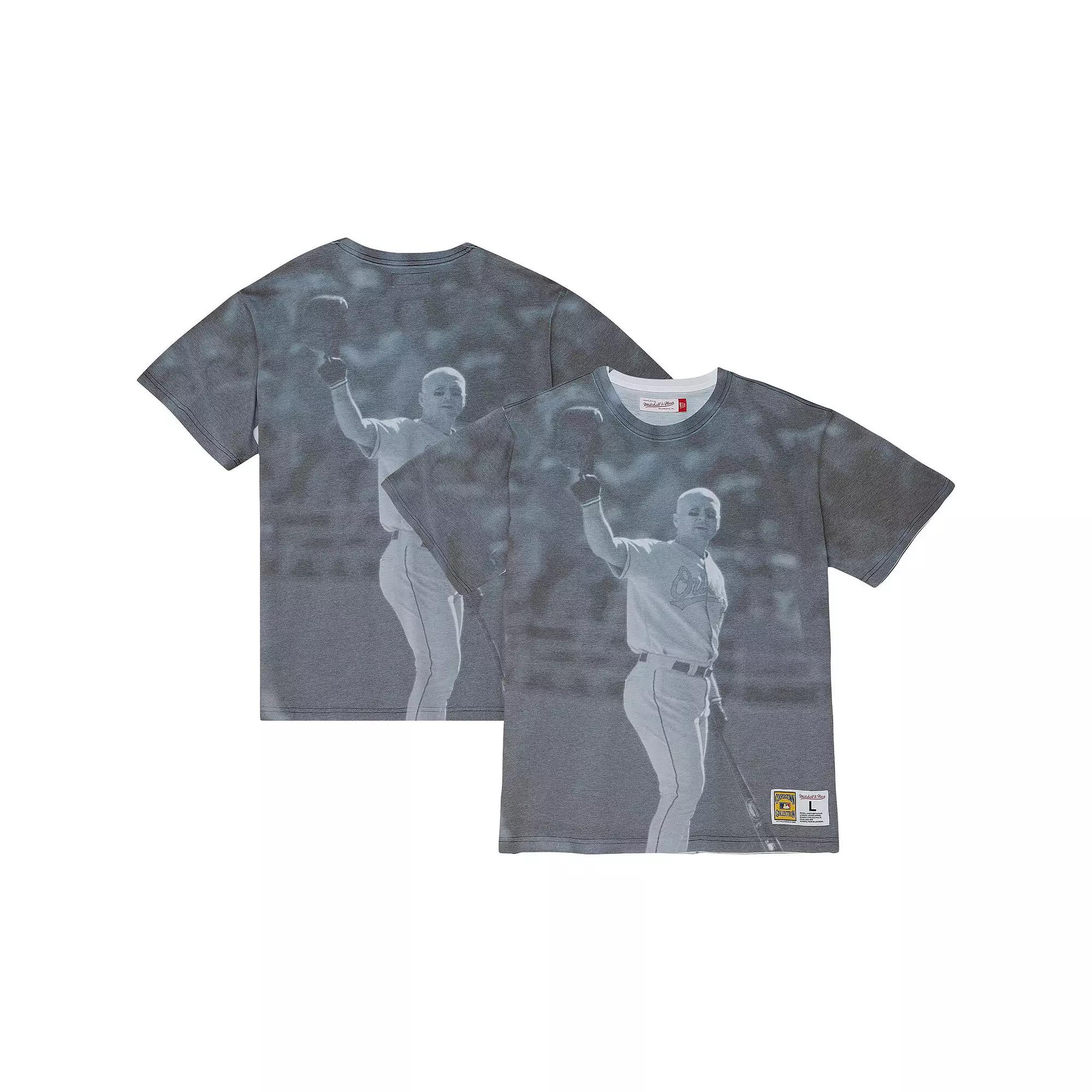 Men's Mitchell & Ness Cal Ripken Jr. Baltimore Orioles Cooperstown Collection Highlight Sublimated Player Graphic T-Shirt, Size: 2XL, White Product Image