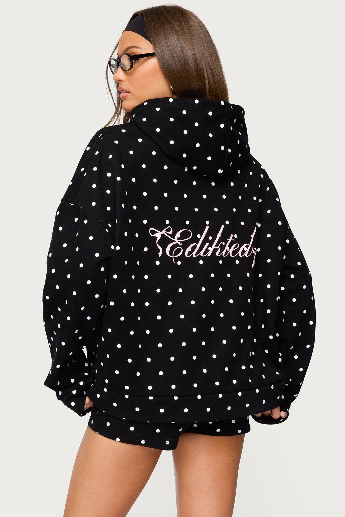 Chelsie Polka Dot Hoodie Product Image