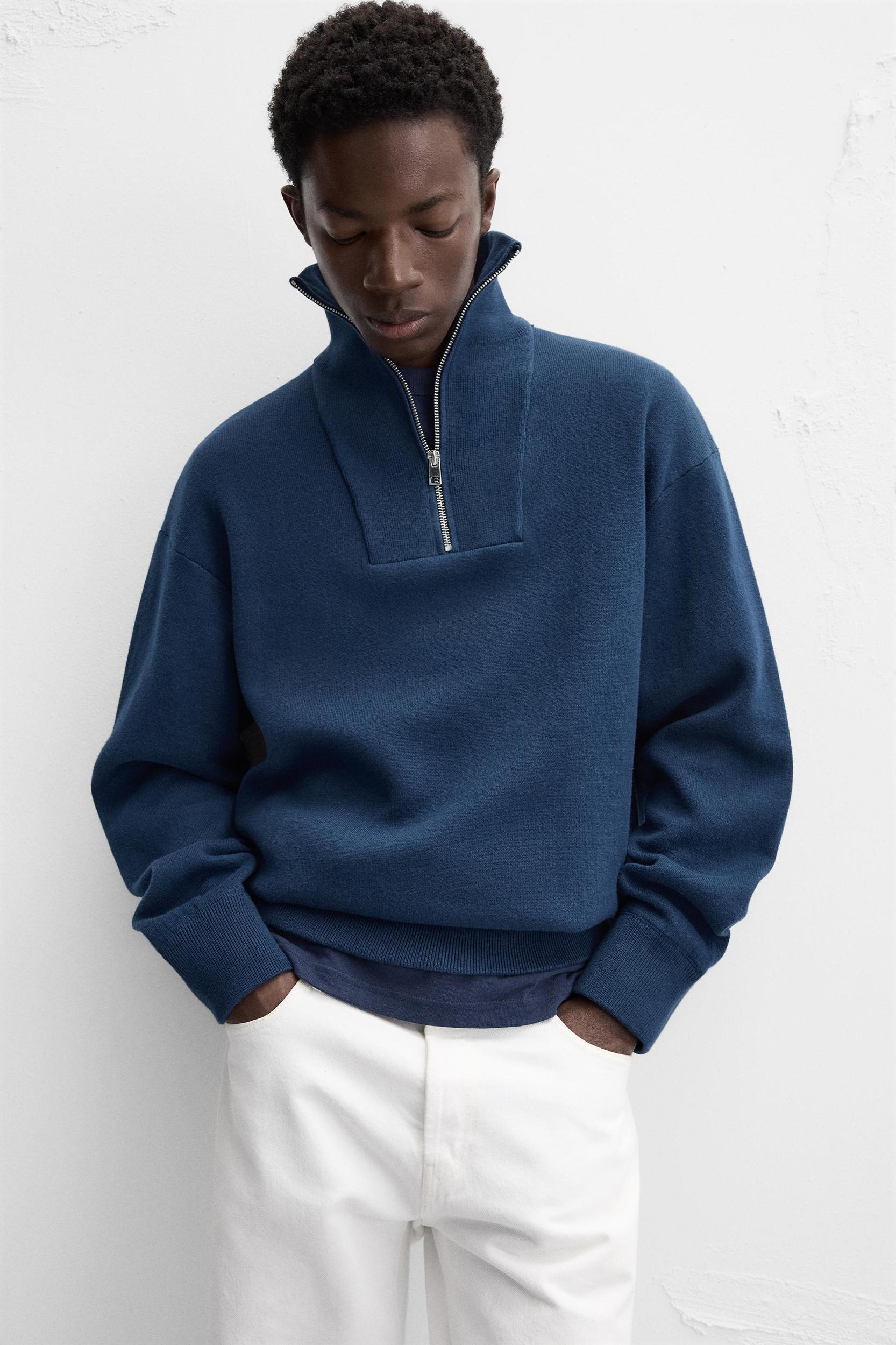 QUARTER ZIP SWEATER Product Image