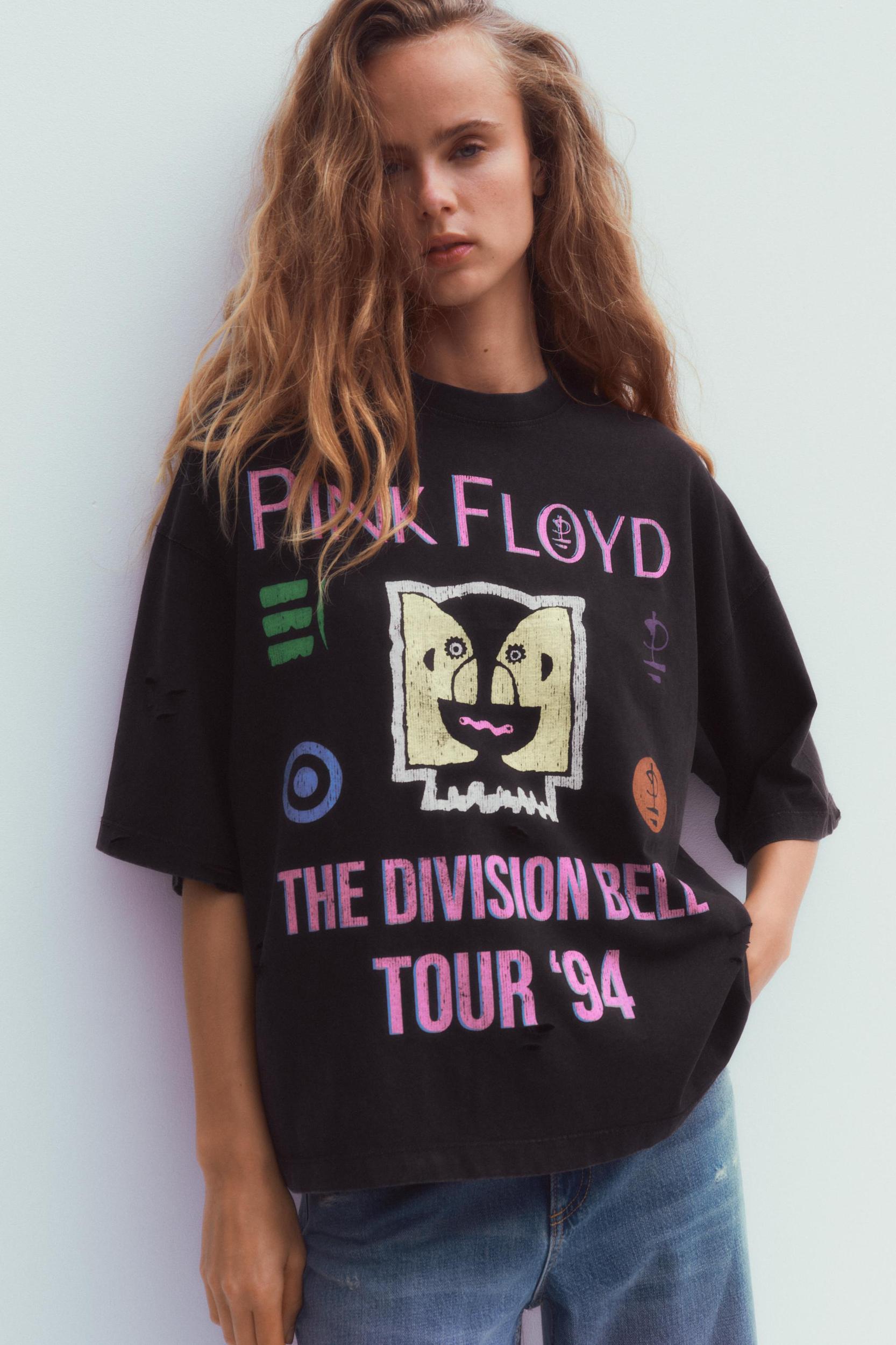 PINK FLOYD WASHED EFFECT T-SHIRT Product Image