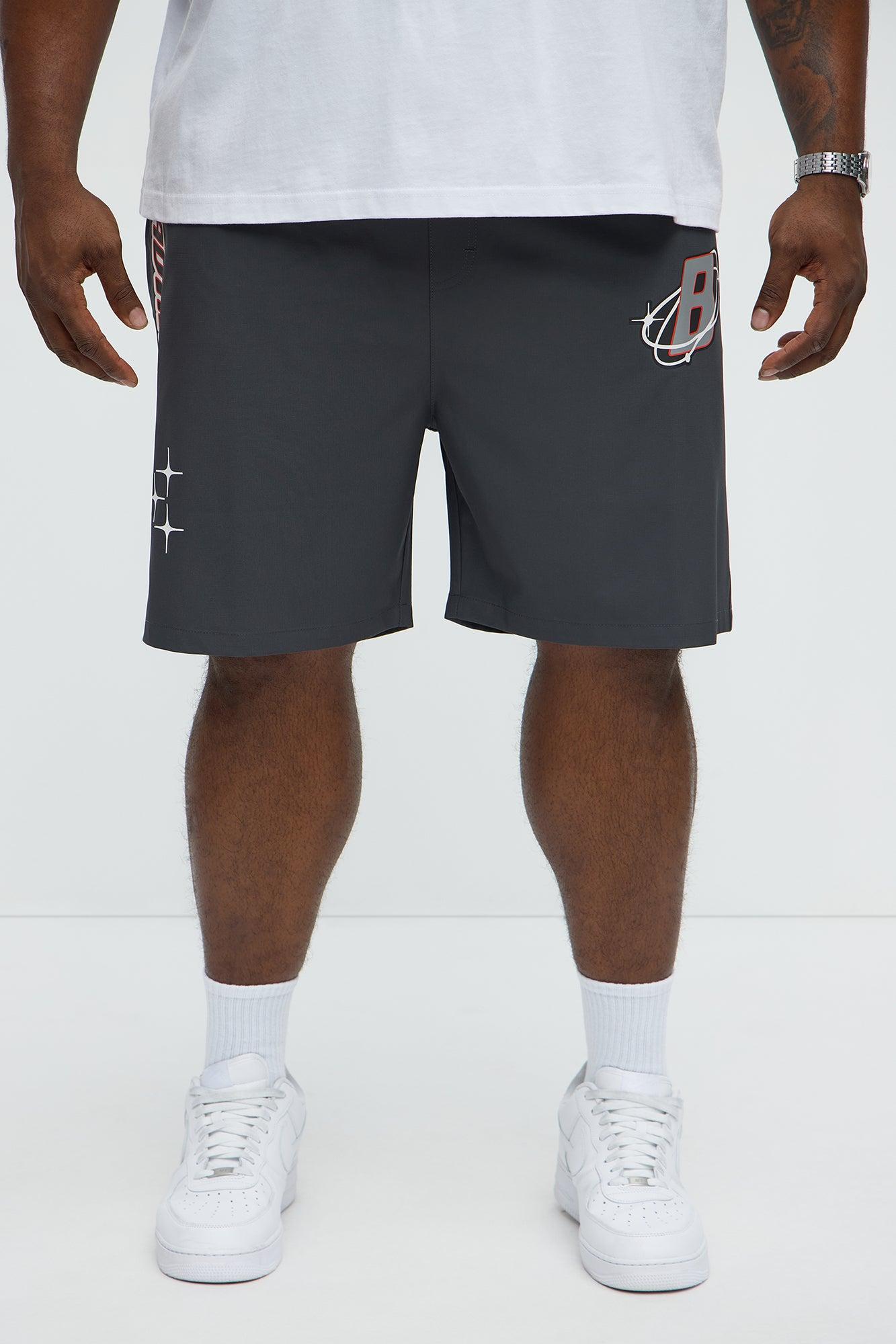 Bad Habits Relaxed Drawstring Shorts - Black Male Product Image