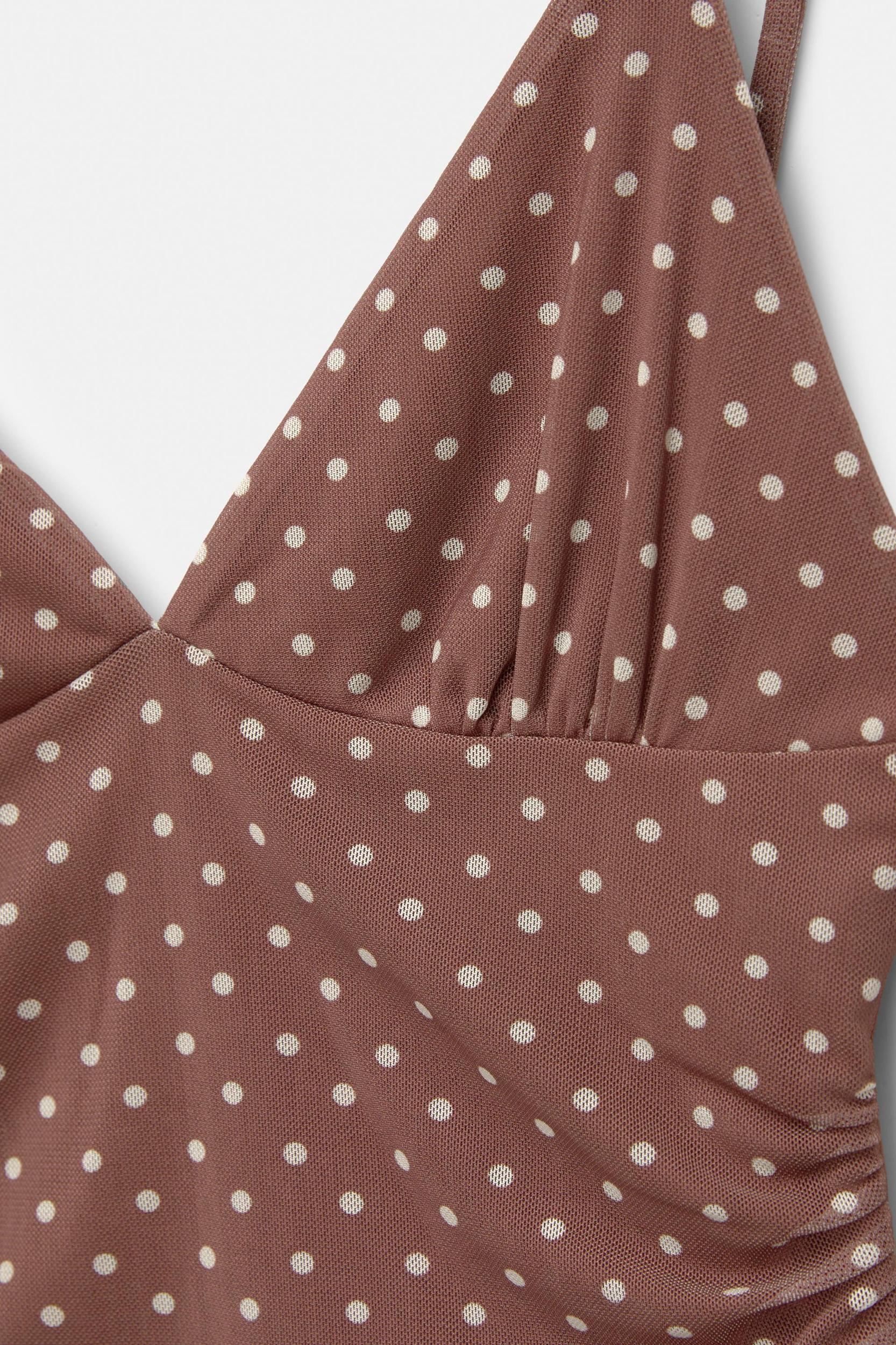 Strappy polka dot top Product Image