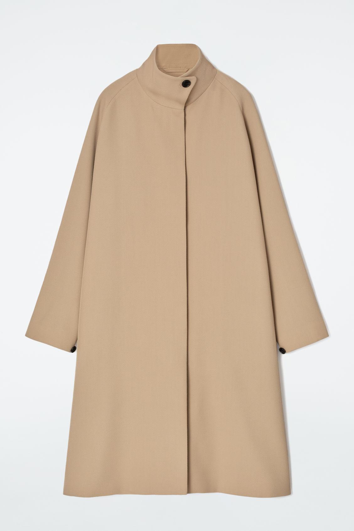 TRAPEZE WOOL-BLEND COAT Product Image