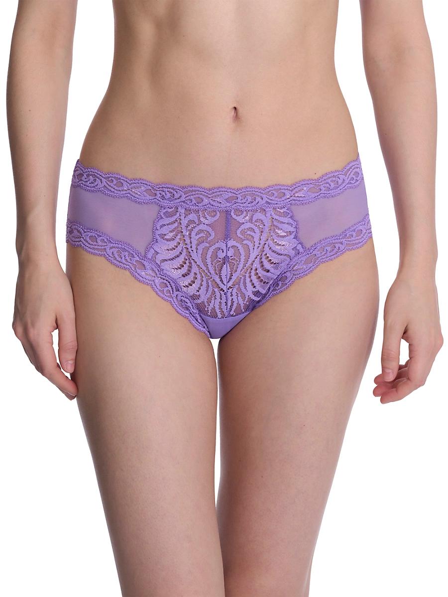 Womens Feathers Lace Hipster Product Image