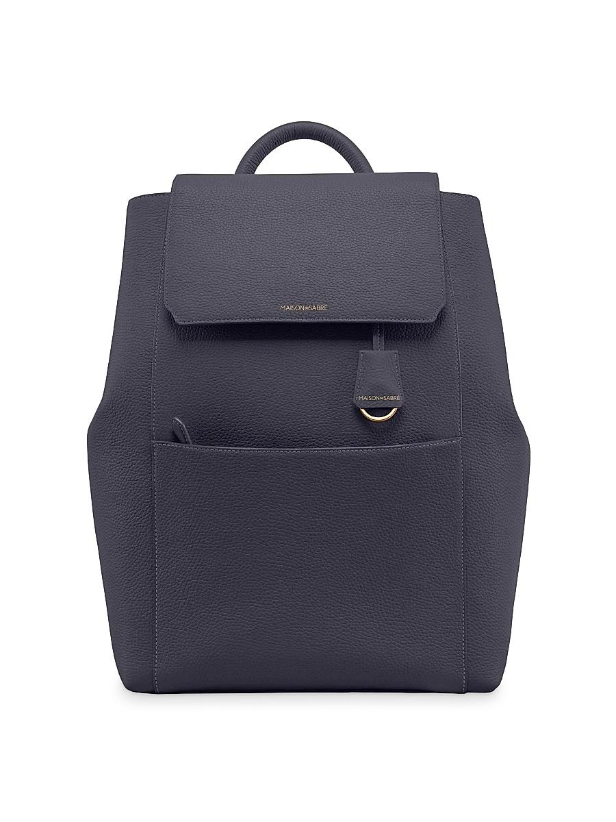 Womens Large Leather Soft Backpack Product Image