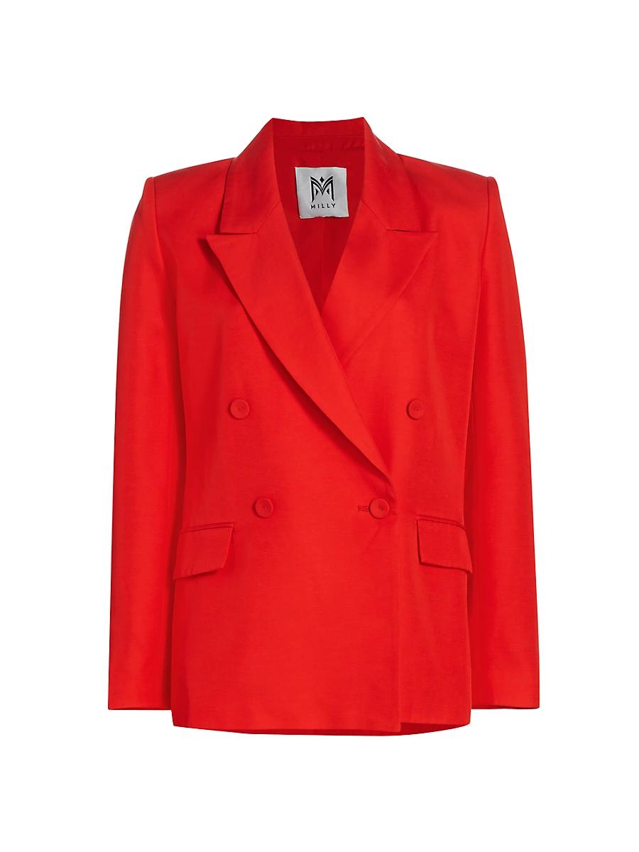 Womens Abbi Double-Breasted Blazer Product Image