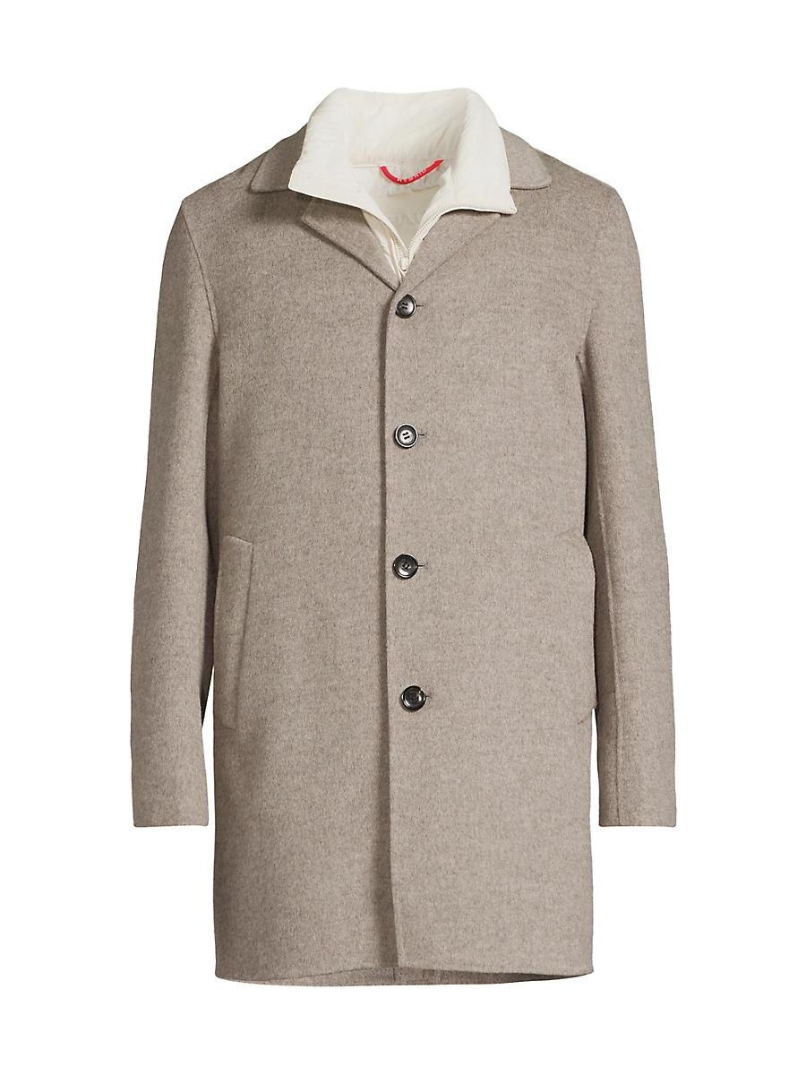 Mens Alfredo Wool Car Coat Product Image