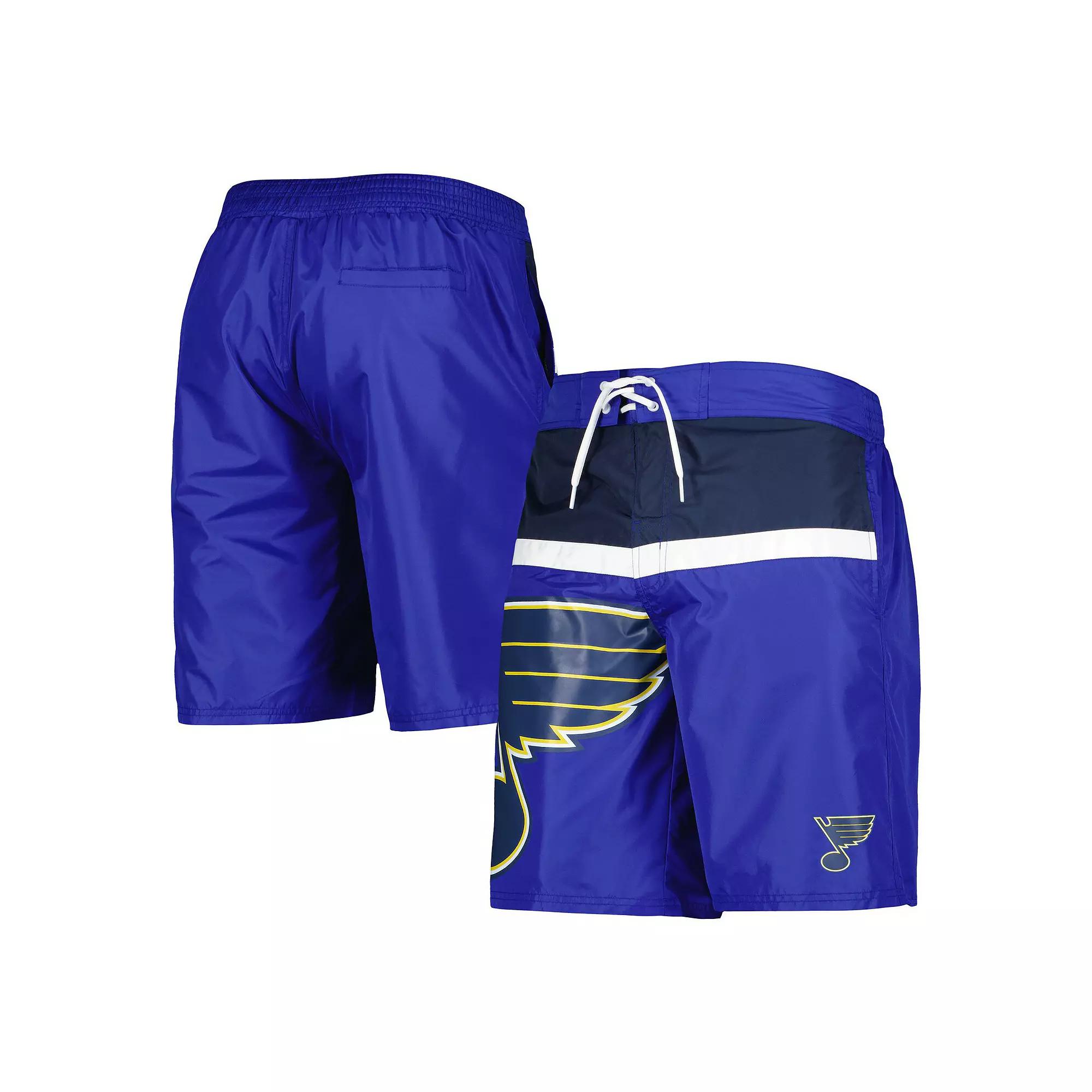 Men's Starter Blue St. Louis Blues Sea Wind Swim Trunks, Size: Medium Product Image