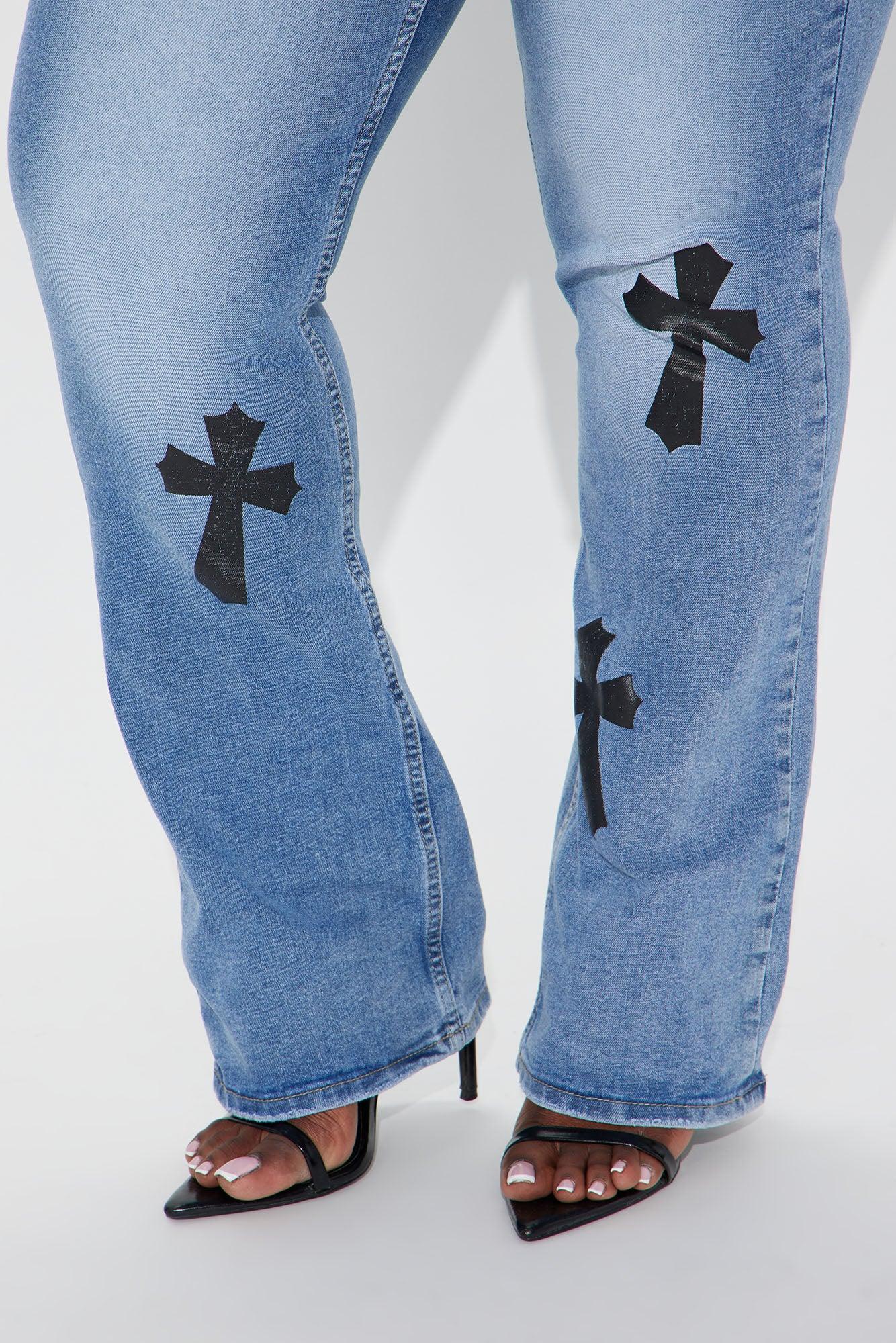 Just Like Heaven Stretch Bootcut Jean - Medium Wash Product Image