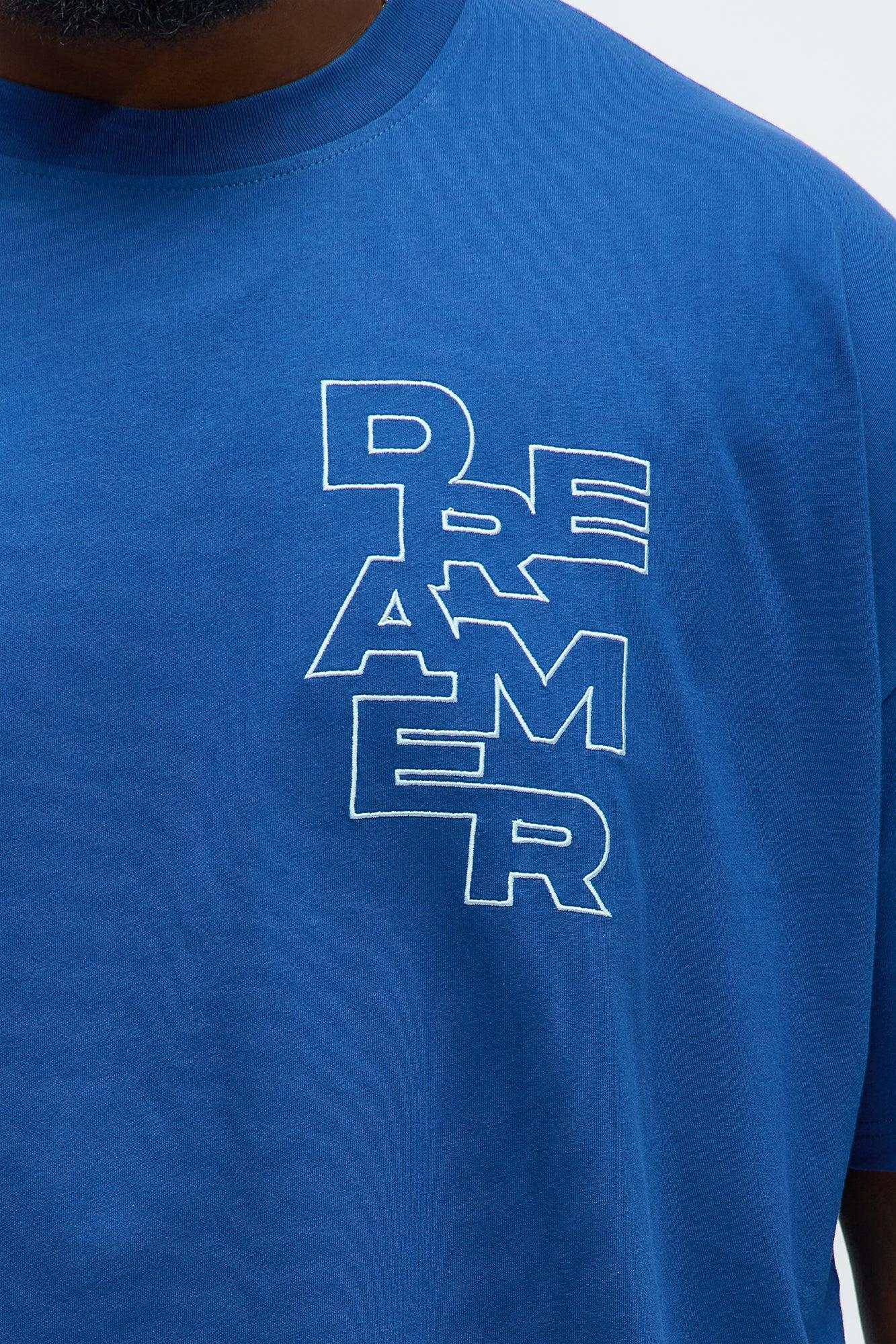 Relaxed Fit Dreamer Tshirt - Blue Male Product Image