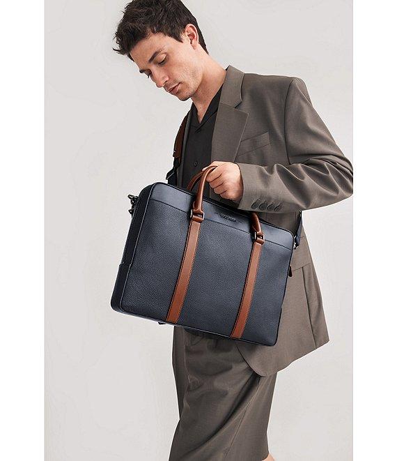 Cole Haan Triboro Pebbled Leather Briefcase Product Image