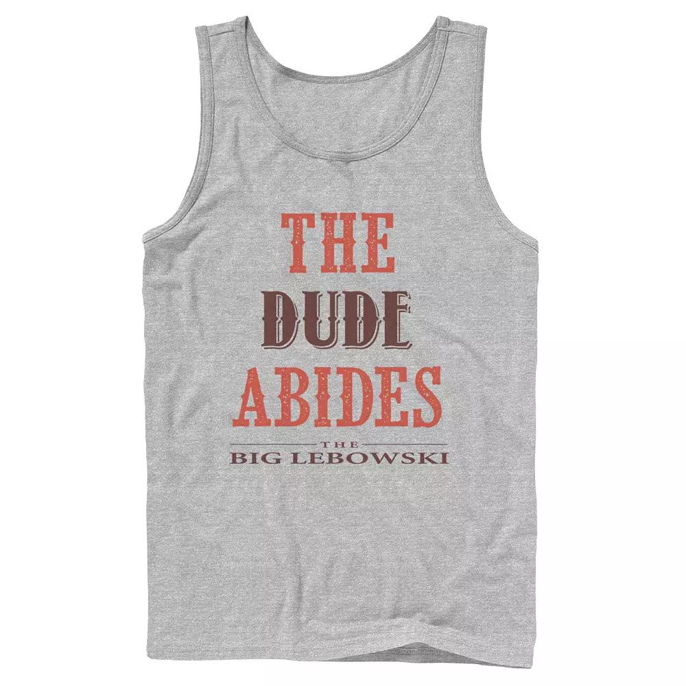 Men's Big Lebowski The Dude Abides Tank Top,  Product Image