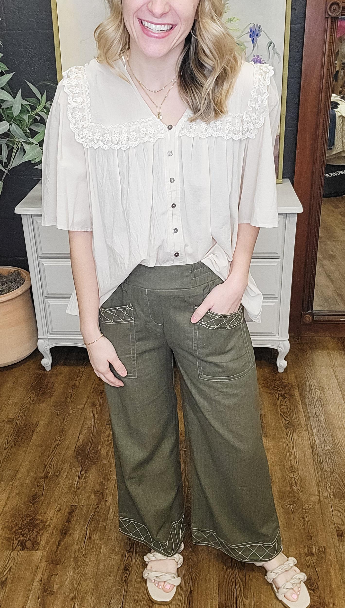 The Cabo Linen Pant, 2 Colors (Small-Large) Product Image