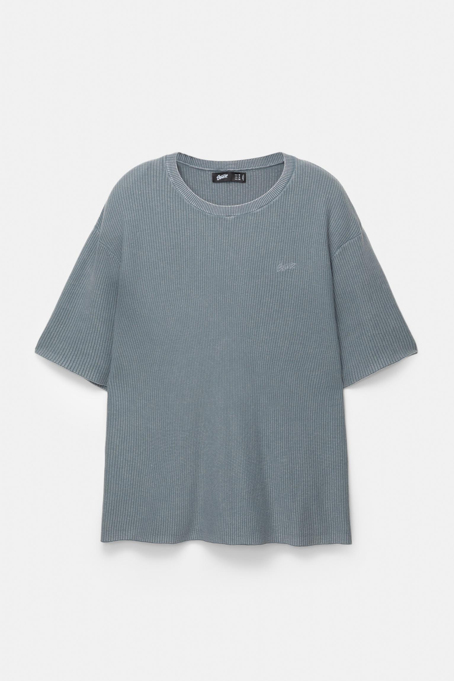 Waffle-knit STWD T-shirt Product Image