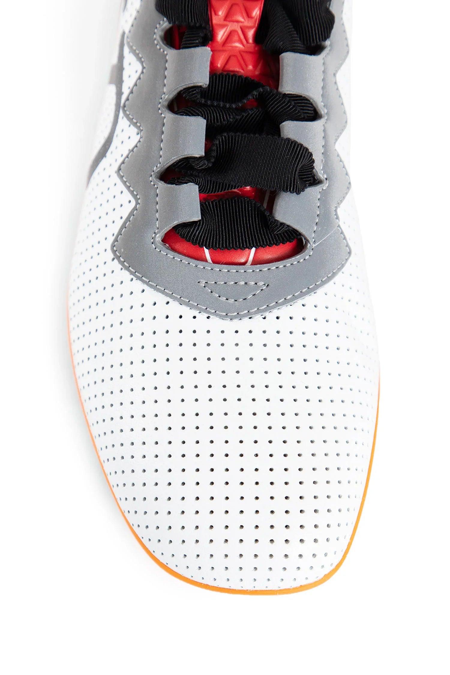 VALENTINO GARAVANI Chromathon Low-top Sneakers In Perforated Leather In Multi Product Image