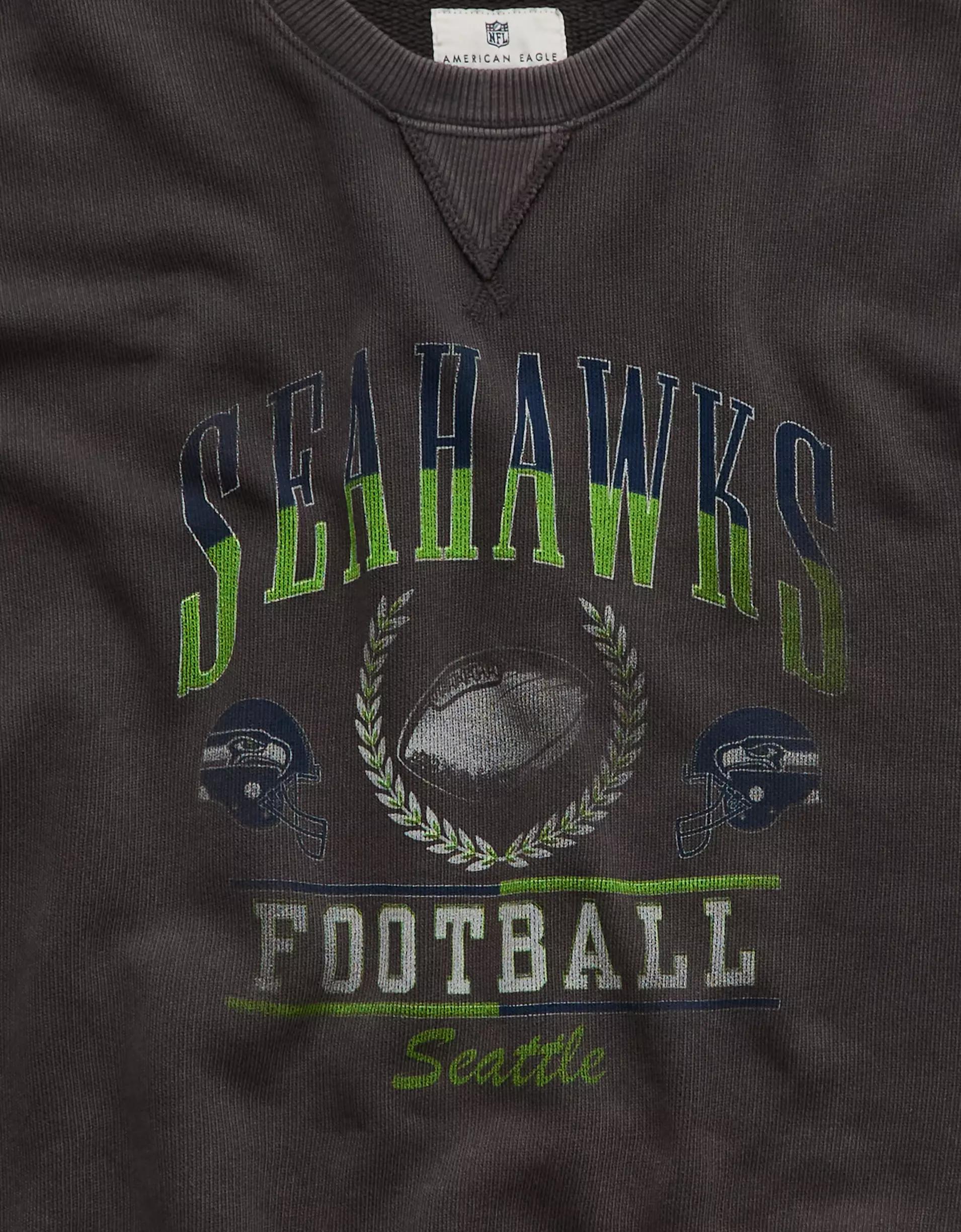 AE NFL Seattle Seahawks Crew Neck Sweatshirt Product Image