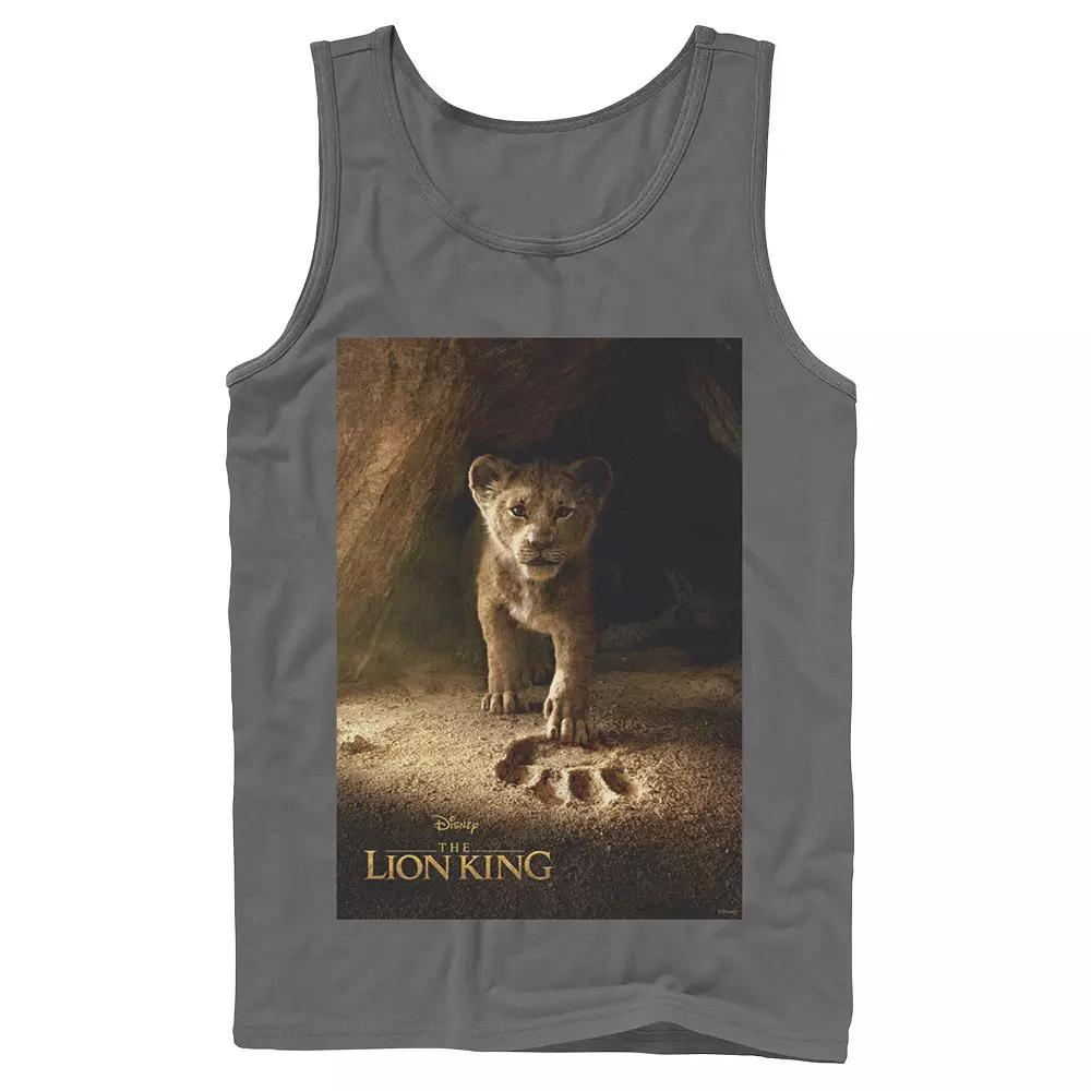 Disney's The Lion King Simba Paw Men's Live Action Movie Poster Tank Top,  Product Image