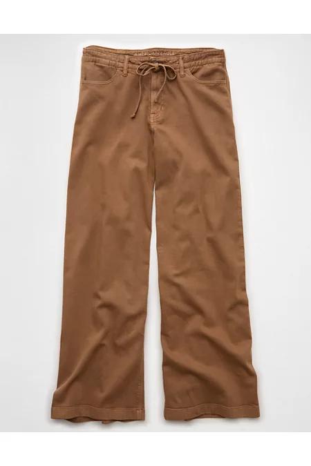 AE Dreamy Drape Stretch Low-Rise Ultra Wide-Leg Pant Women's Product Image