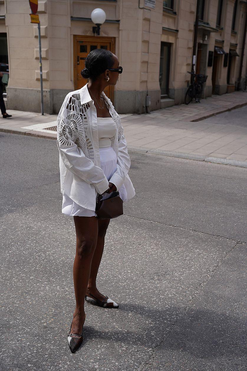 Ballon Hem Mini Skirt Product Image