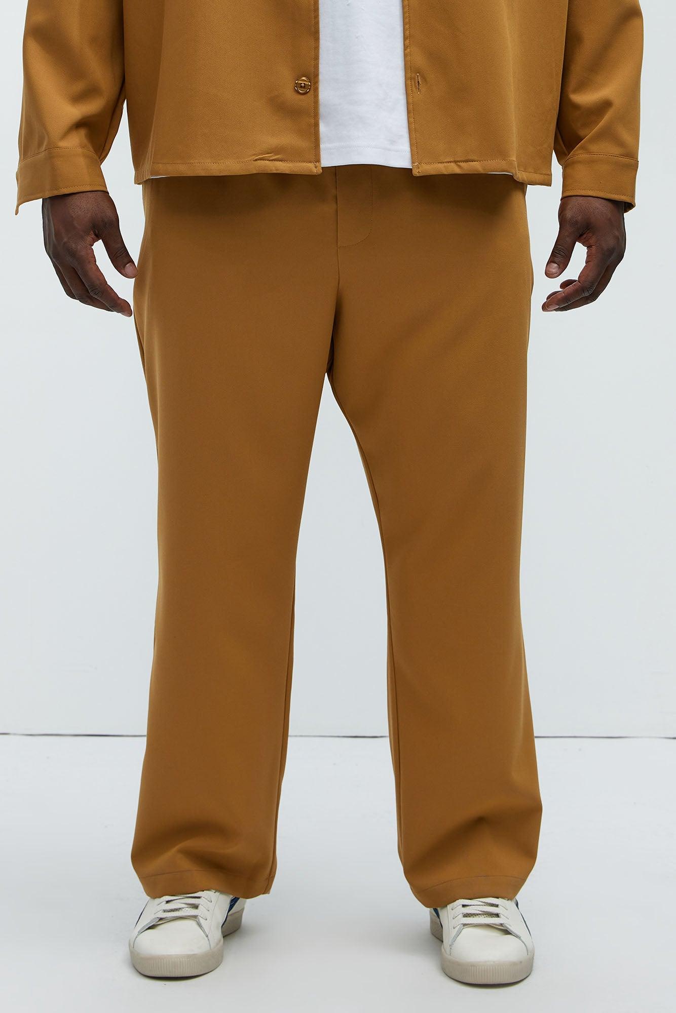 Ronan Straight Trousers - Camel Product Image