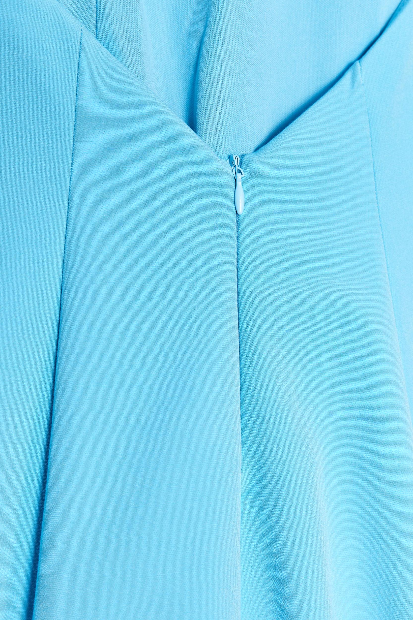 HALTER GODET SHORT DRESS Product Image