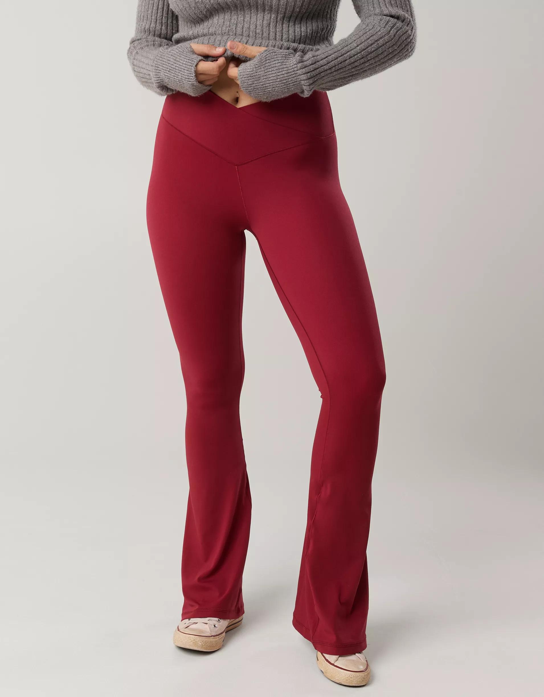 OFFLINE By Aerie Real Me High Waisted Crossover Flare Legging Product Image