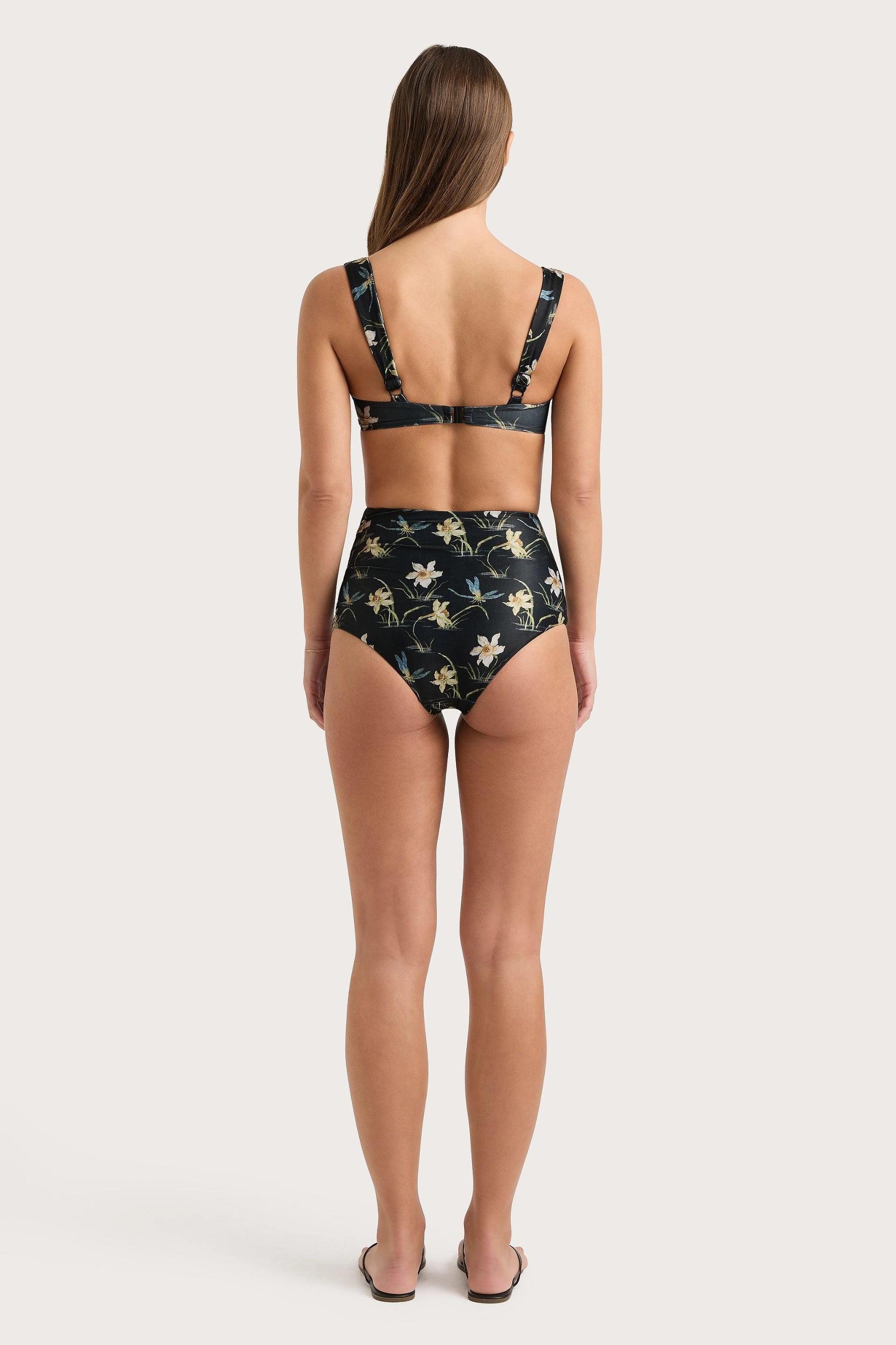 Emily Bikini Top Daffodil Print - Final Sale Product Image