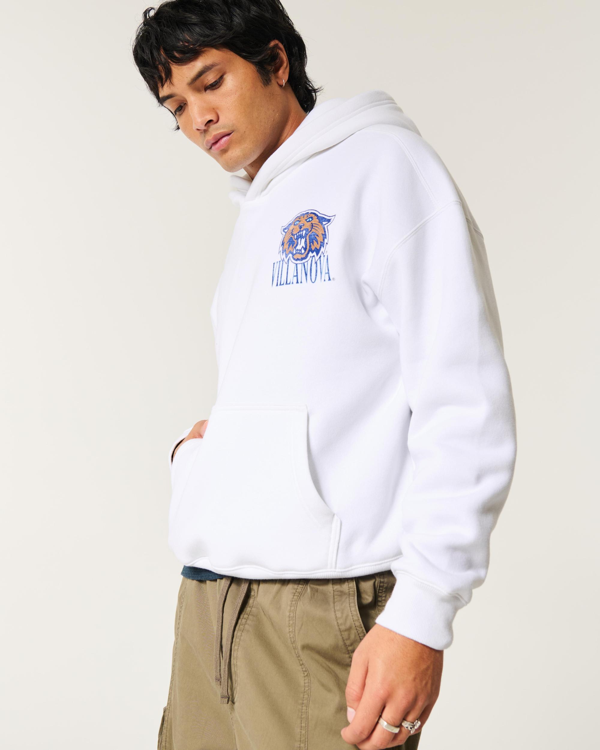 Boxy UConn Graphic Hoodie Product Image