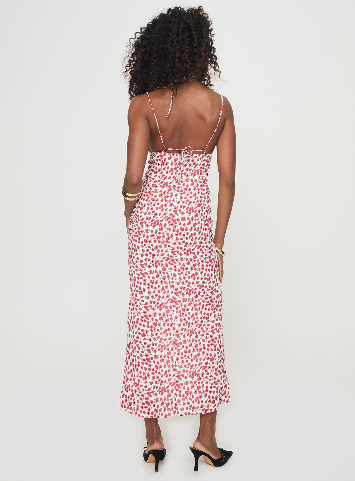 Kish Maxi Dress Red Floral Product Image