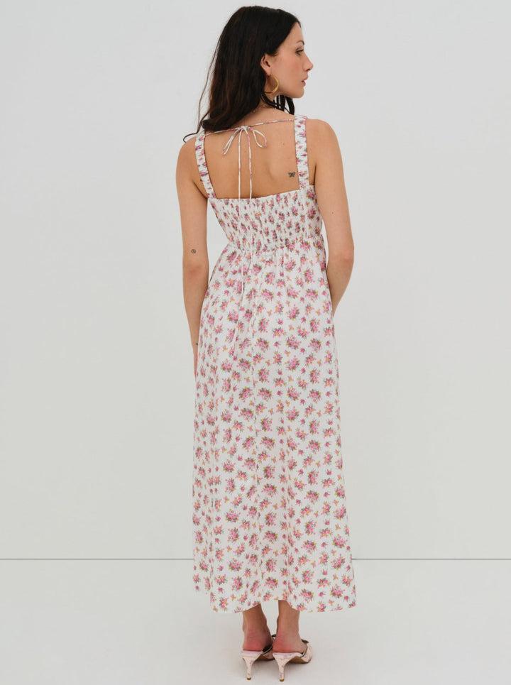 Etienne Midi Dress — Pink Product Image